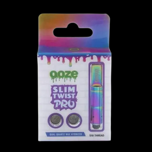 Ooze Slim Twist Pro Dual Quartz Wax Atomizer