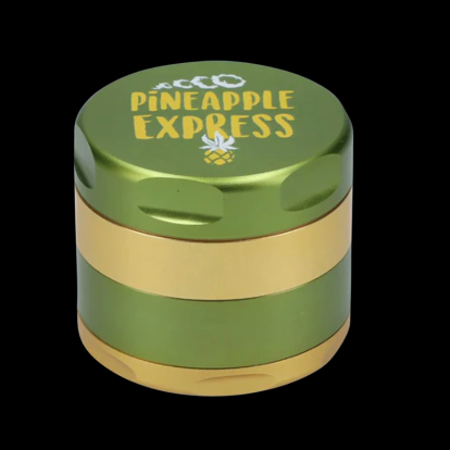 Famous Brandz Puff Puff Pass 4-Part Aluminum Herb Grinder