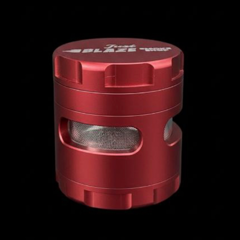 BLAZE 4 piece Grinder w/ Kief Catcher