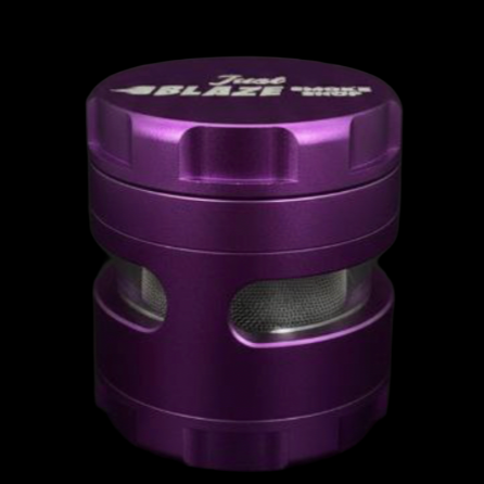 BLAZE 4 piece Grinder w/ Kief Catcher