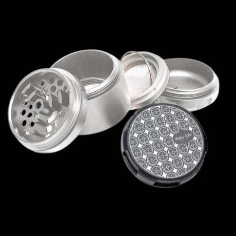 Bake Sale Donut Pattern 5 pc 63mm Aluminum Grinder