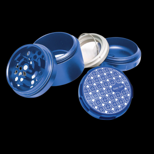 Bake Sale Donut Pattern 5 pc 63mm Aluminum Grinder