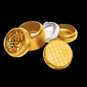 Bake Sale Donut Pattern 5 pc 63mm Aluminum Grinder