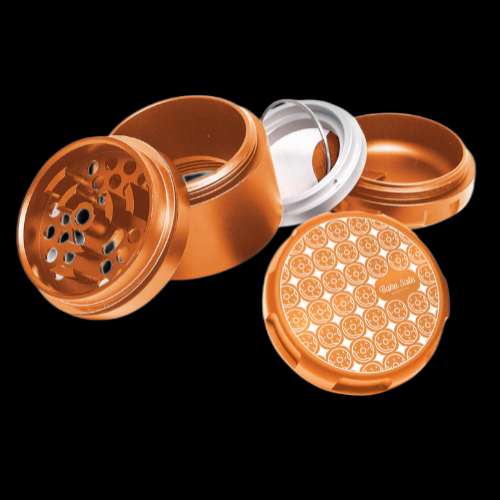 Bake Sale Donut Pattern 5 pc 63mm Aluminum Grinder