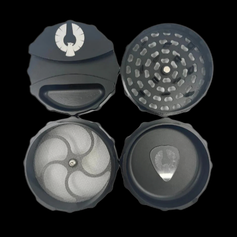 Phoenician Grinders Large 4 pc W/ Paper Holder & Ashtray