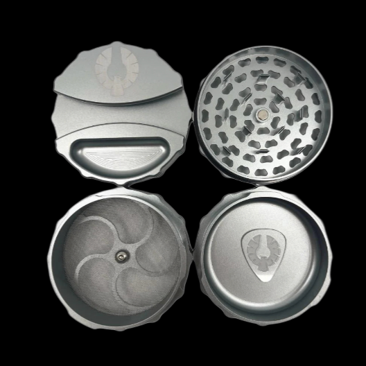 Phoenician Grinders Large 4 pc W/ Paper Holder & Ashtray