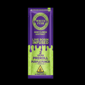 White Fish Live Rosin THC-P Infused Pre-Roll - 2 Grams