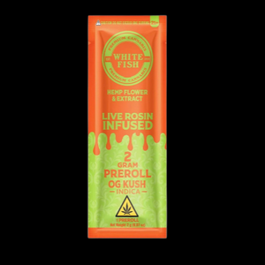 White Fish Live Rosin THC-P Infused Pre-Roll - 2 Grams