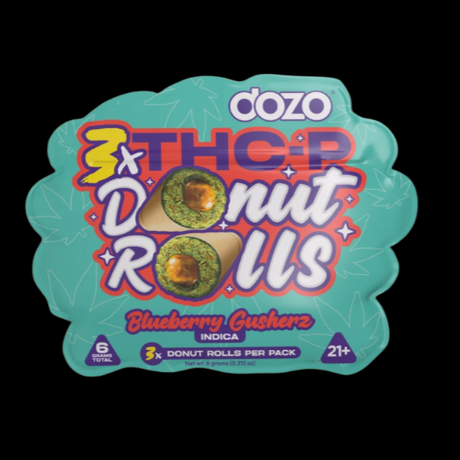 Dozo THC-P Donut Rolls - 3 count