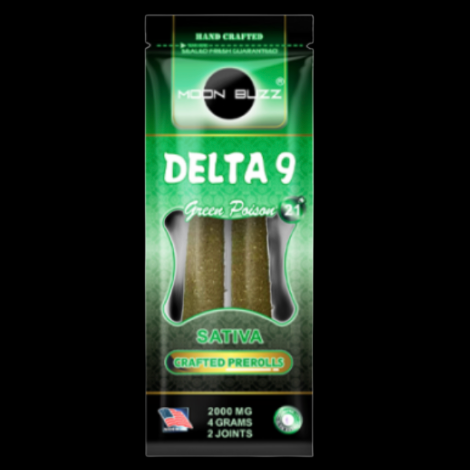 Moon Buzz Delta-9 2 Gram Pre Rolls 2 Count