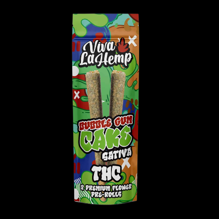 Viva La Hemp THC Premium Flower 2 Gram Pre-Rolls