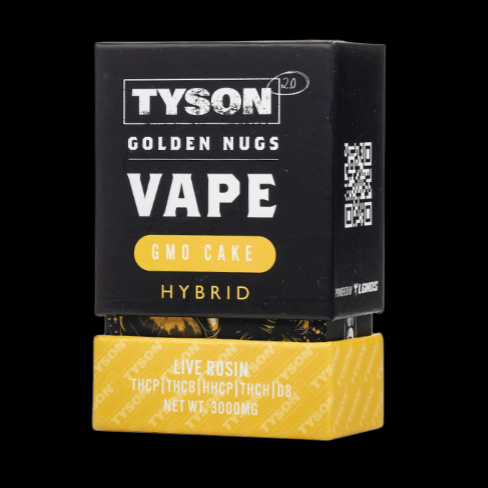 Tyson 2.0 Golden Nugs Live Resin Disposable 3 Grams