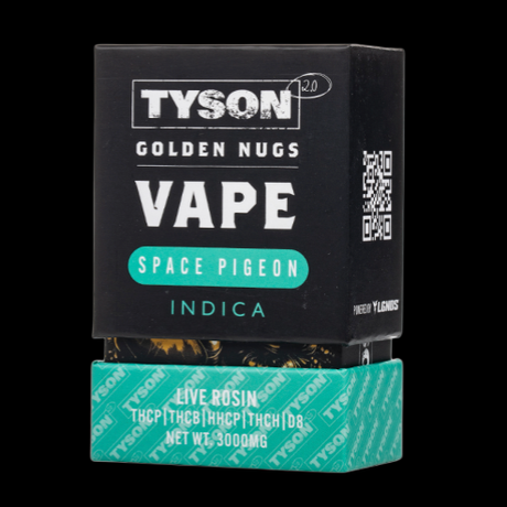 Tyson 2.0 Golden Nugs Live Resin Disposable 3 Grams