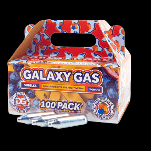 Galaxy Gas Infusion Singles N2O 8g Whip Cream Chargers (100 Pack)