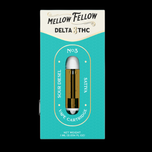 Mellow Fellow Delta 8 THC Cartridge 1 Gram
