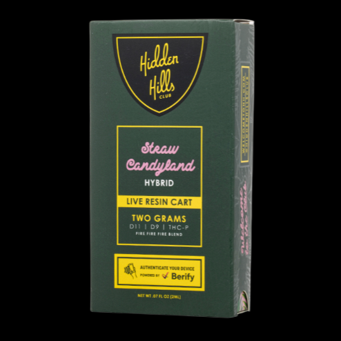 Hidden Hills Live Resin Cartridge 2 Grams