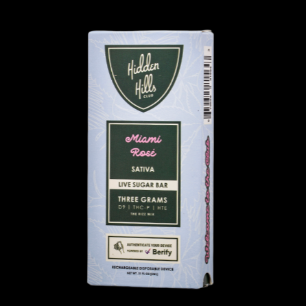 Hidden Hills Live Sugar Bar Disposable 3 grams