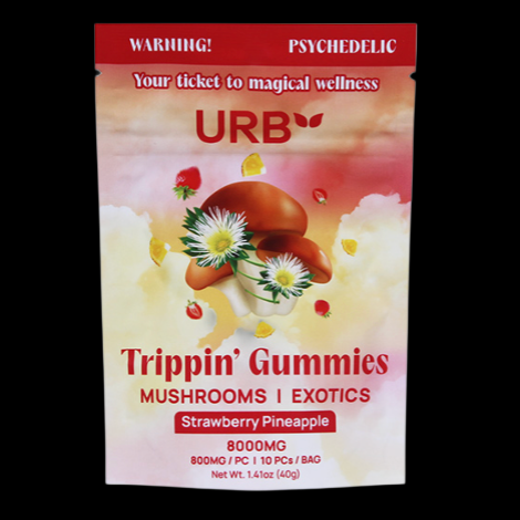 Urb Trippin' Mushroom Gummies 8000mg