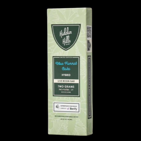 Hidden Hills Bussin Blend Disposable 2G Live Rosin Bar
