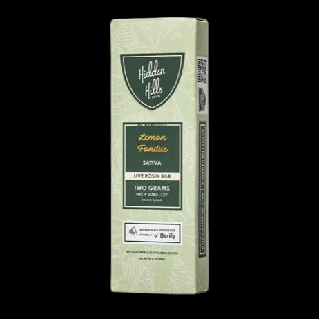 Hidden Hills Bussin Blend Disposable 2G Live Rosin Bar