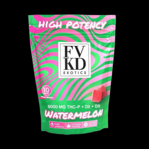 FVKD Exotics High Potency THC-P + D9 + D8 Gummies 6000mg