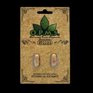 O.P.M.S Gold Kratom Extract Capsules (2 Ct, 3 Ct, 5 Ct,)