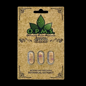 O.P.M.S Gold Kratom Extract Capsules (2 Ct, 3 Ct, 5 Ct,)