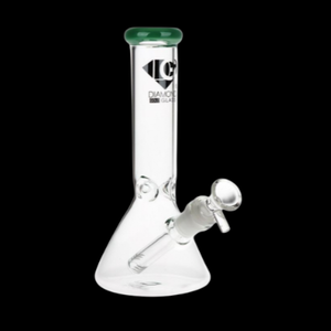 Diamond Glass 8" Inch Classic Beaker Bong