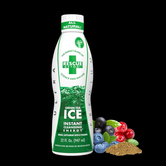 Rescue Detox ICE 32oz - Super Fruit Cleanse for Over 200lbs & High Toxin Levels