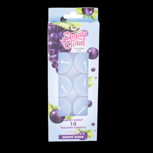 Sugar Cloud 10 pcs Candle Set