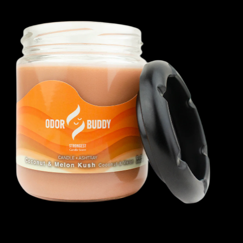 Odor Buddy 12oz Candle with Ashtray Lid
