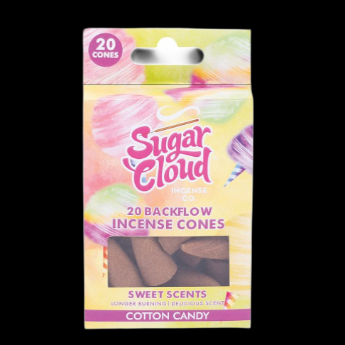 Sugar Cloud Sweet Backflow Incense Cones 20pc