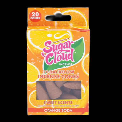 Sugar Cloud Sweet Backflow Incense Cones 20pc