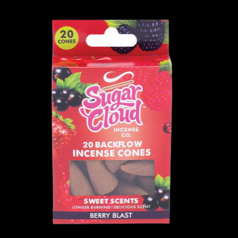 Sugar Cloud Sweet Backflow Incense Cones 20pc