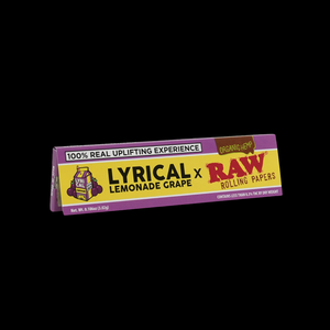 RAW X Lyrical Lemonade King Size Wide Rolling Papers (Pack of 6)