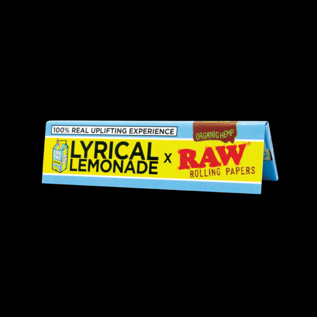 RAW X Lyrical Lemonade King Size Wide Rolling Papers (Pack of 6)